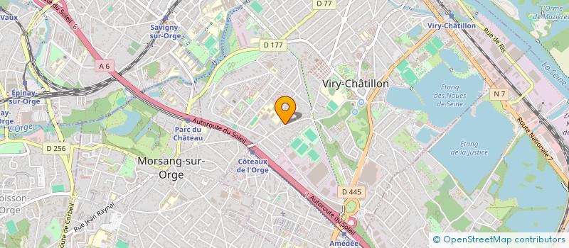 localisation de l'entreprise AEA VTC  VIRY-CHATILLON