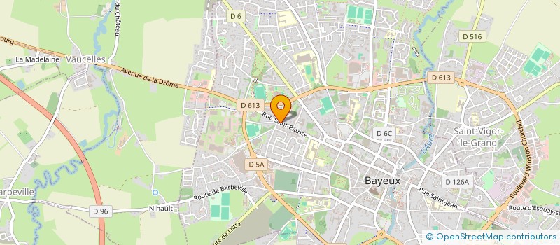 localisation de l'entreprise AEAC à BAYEUX