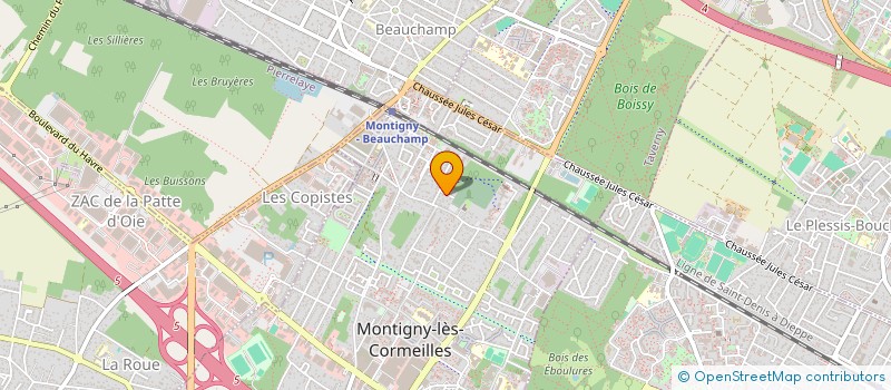 localisation de l'entreprise AEAO HOLDING  MONTIGNY-LES-CORMEILLES