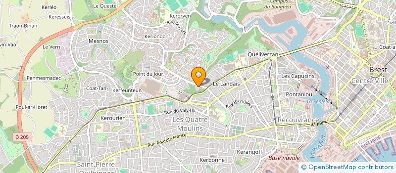 localisation de l'entreprise AEB à BREST