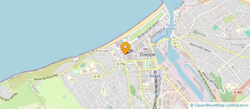 localisation de l'entreprise AEB  DIEPPE