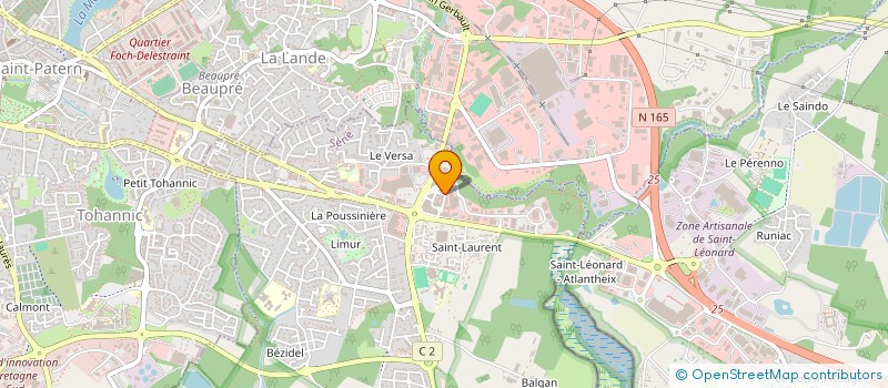 localisation de l'entreprise AEB AGENCE DE L'ENVIRONNEMENT BRETON à SENE