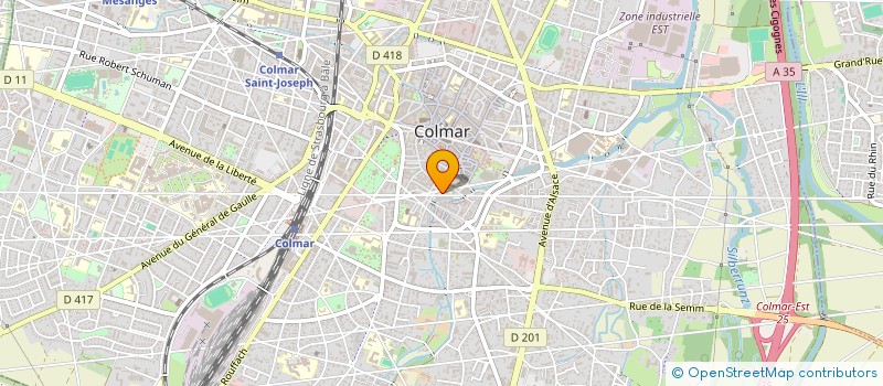 localisation de l'entreprise AEB COLMAR à COLMAR