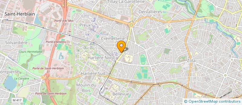 localisation de l'entreprise AEB ETANCHE à SAINT-HERBLAIN
