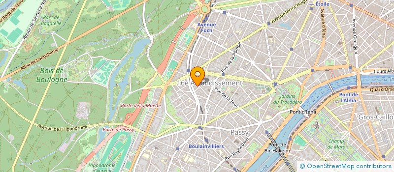 localisation de l'entreprise AEB FONCIER à COURBEVOIE