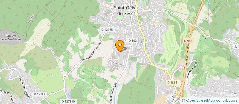 localisation de l'entreprise AEB HOLDING  CLAPIERS