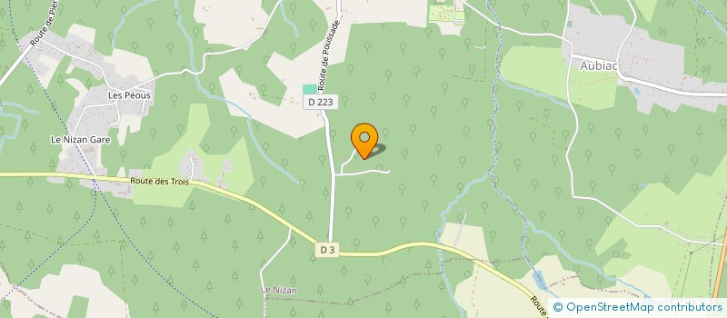 localisation de l'entreprise AEB PRESTATIONS  LE NIZAN