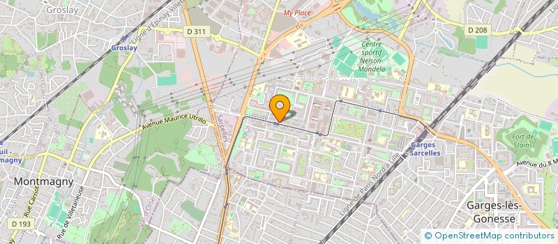 localisation de l'entreprise AEB RENOVATION à SARCELLES