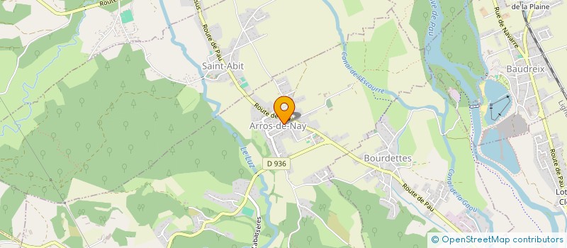 localisation de l'entreprise AEBANO FRANCE  ARROS-DE-NAY