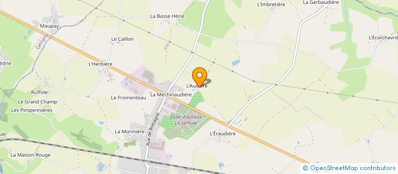 localisation de l'entreprise AEBS  BOUSSAY