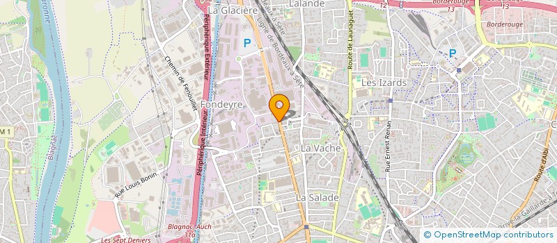 localisation de l'entreprise AEC à TOULOUSE