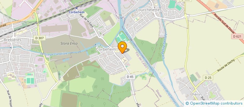 localisation de l'entreprise AEC  CORBEHEM