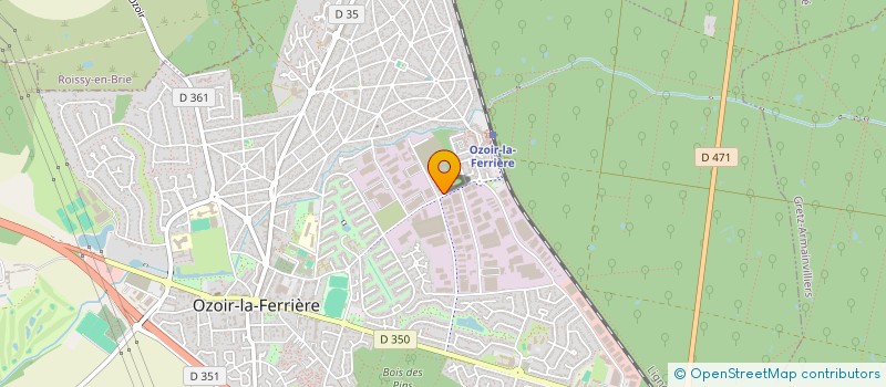 localisation de l'entreprise AEC  OZOIR-LA-FERRIERE