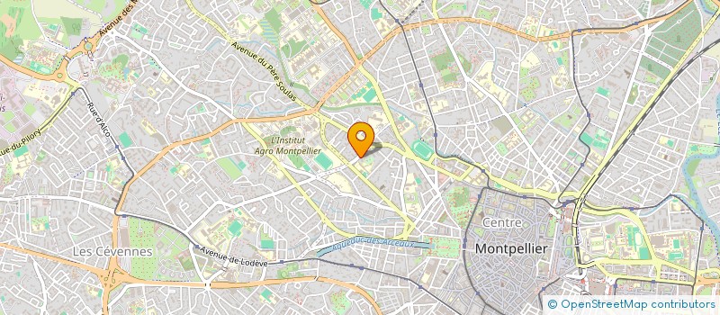 localisation de l'entreprise AEC à MONTPELLIER