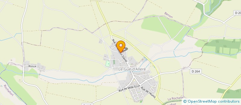 localisation de l'entreprise AEC  LE GUE-D'ALLERE