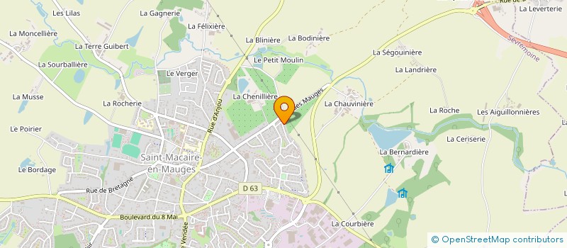 localisation de l'entreprise AEC à SEVREMOINE
