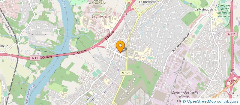 localisation de l'entreprise AEC COMMISSARIATS à NANTES