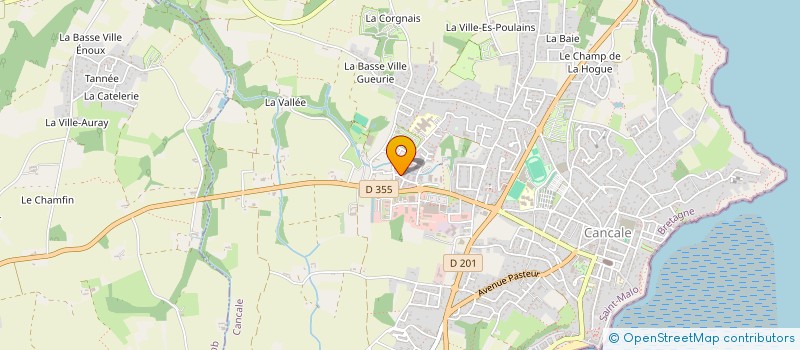 localisation de l'entreprise AEC DEVELOPPEMENT  CANCALE