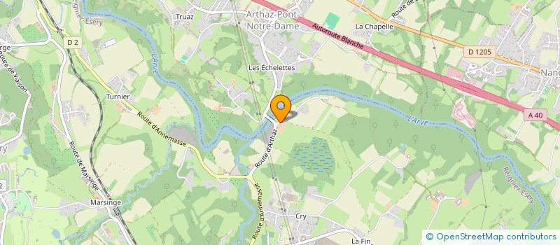 localisation de l'entreprise AEC DEVELOPPEMENT à REIGNIER-ESERY