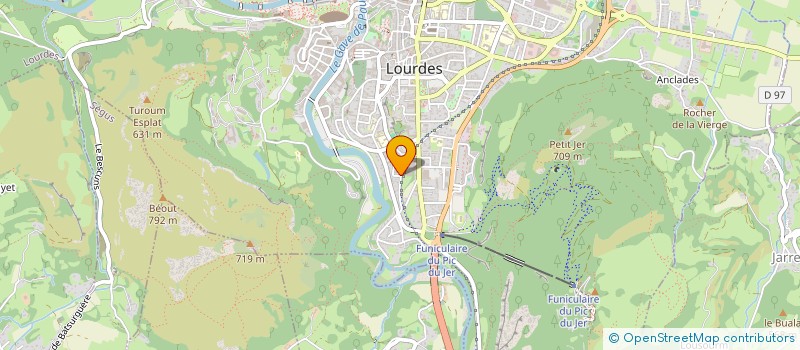 localisation de l'entreprise AEC DISTRI  LOURDES