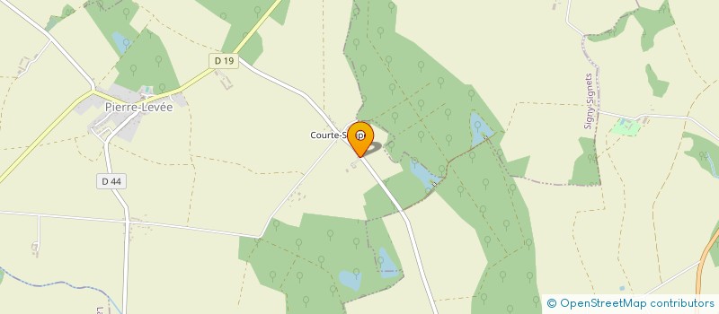 localisation de l'entreprise AEC DU FOUR BLANC  PIERRE-LEVEE