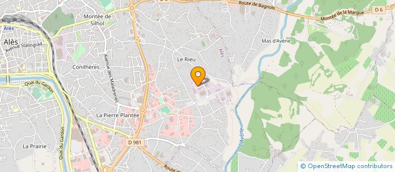 localisation de l'entreprise AEC ENERGY SERVICES à ALES