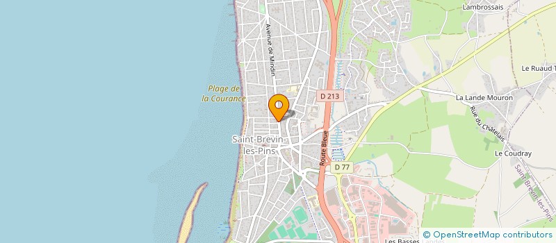localisation de l'entreprise AEC EVENTS à SAINT-BREVIN-LES-PINS
