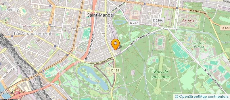 localisation de l'entreprise AEC FINANCE à SAINT-MANDE