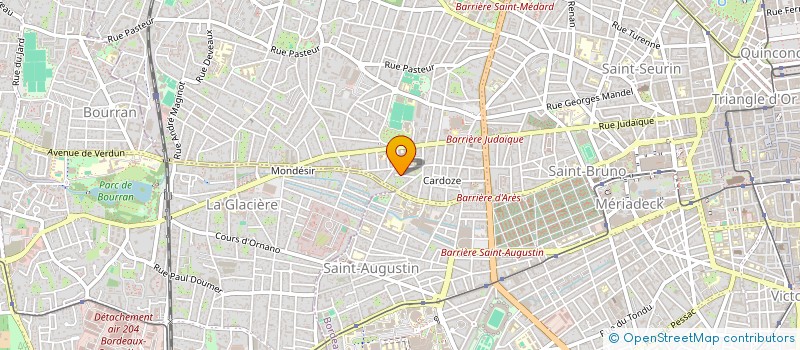 localisation de l'entreprise AEC IMMO  BORDEAUX