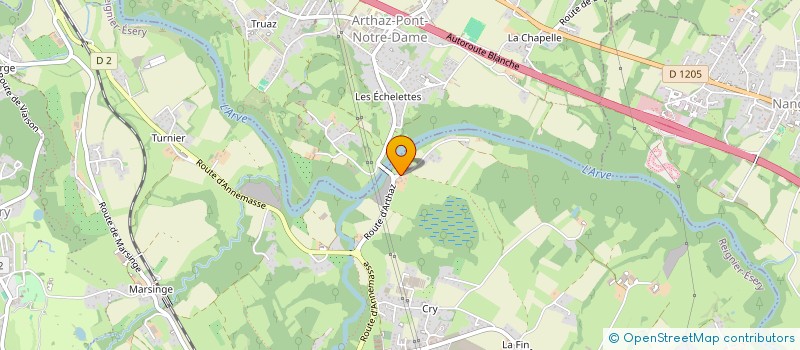 localisation de l'entreprise AEC IMMO à REIGNIER-ESERY