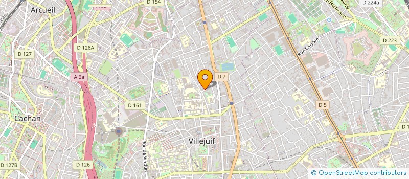 localisation de l'entreprise AEC MANAGEMENT à VILLEJUIF