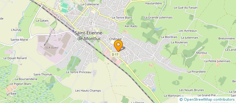 localisation de l'entreprise AEC OUEST HOLDING à NANTES