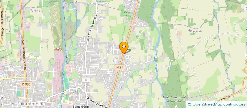 localisation de l'entreprise AECAMP ACCESSOIRES  AUREILHAN