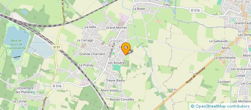 localisation de l'entreprise AECB JEAN PIERRE CHARDIGNY  GRIEGES