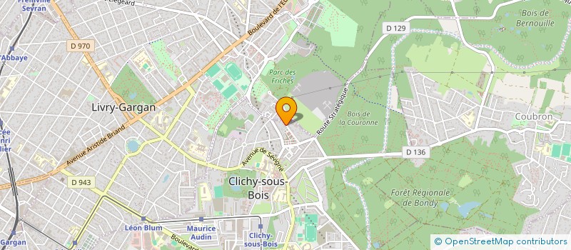 localisation de l'entreprise AECC à CLICHY-SOUS-BOIS