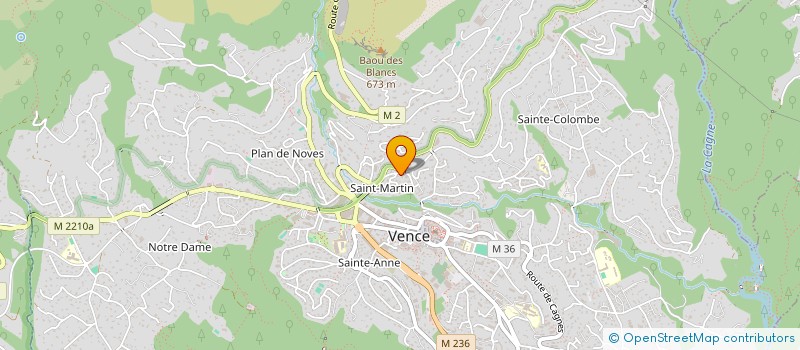 localisation de l'entreprise AECER à VENCE