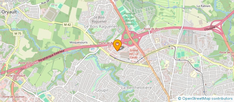 localisation de l'entreprise AECF GROUPE à ORVAULT