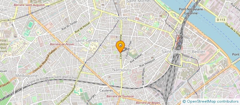 localisation de l'entreprise AECG CAMPUS FA  BORDEAUX