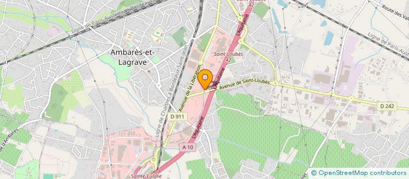 localisation de l'entreprise AECG IMMO  AMBARES-ET-LAGRAVE