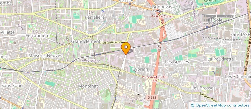 localisation de l'entreprise AECH  SHELI  DECINES-CHARPIEU