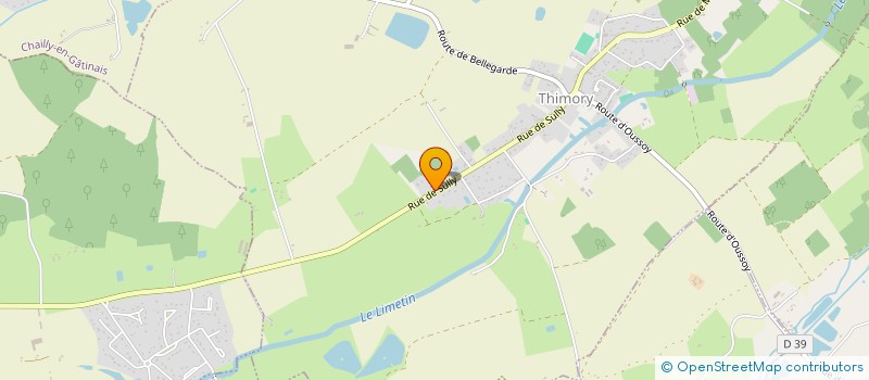 localisation de l'entreprise AECJ  THIMORY