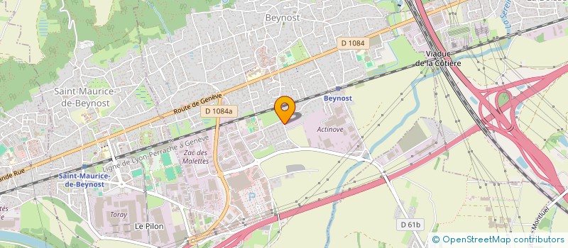 localisation de l'entreprise AECOMA à BEYNOST