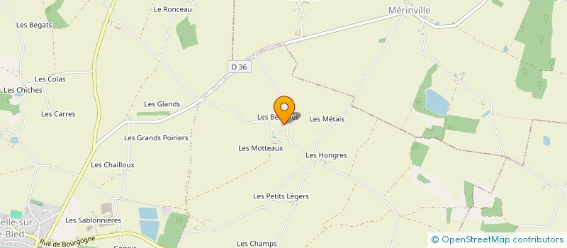 localisation de l'entreprise AECP à LA SELLE-SUR-LE-BIED