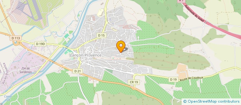 localisation de l'entreprise AECP GRACEFFA ET FILS à LANCON-PROVENCE