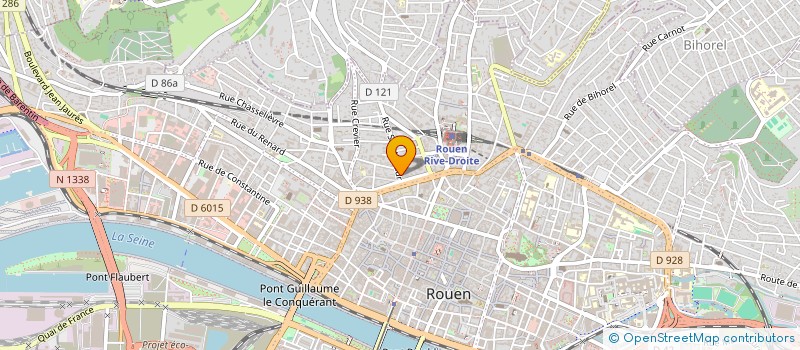 localisation de l'entreprise AED à ROUEN