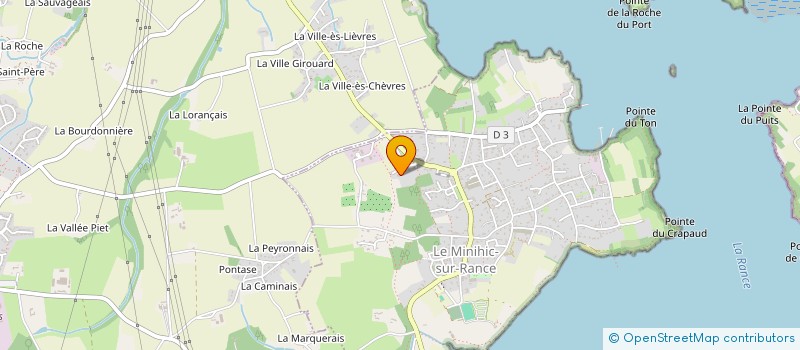 localisation de l'entreprise AED DECAPAGE  LE MINIHIC-SUR-RANCE