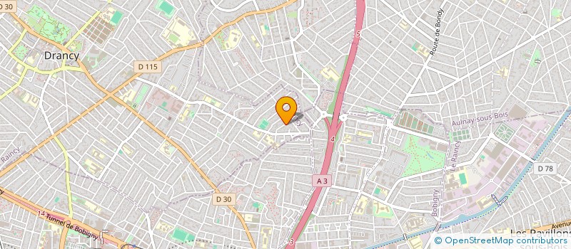 localisation de l'entreprise AED ELEC à DRANCY