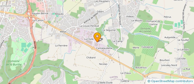 localisation de l'entreprise AED ELECTRICITE  SALLEBOEUF