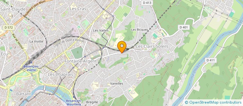 localisation de l'entreprise AED GROUP  BESANCON