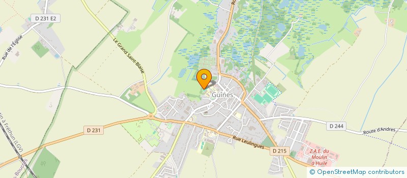 localisation de l'entreprise AED INVEST  GUINES